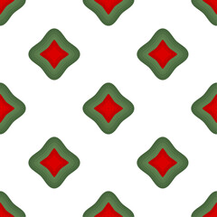 Obraz premium Pattern homemade cookie different taste in pastry biscuit