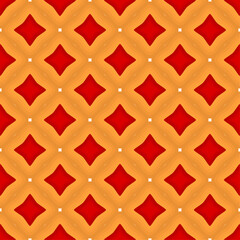 Naklejka premium Pattern homemade cookie different taste in pastry biscuit