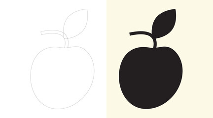 illustration of an apple