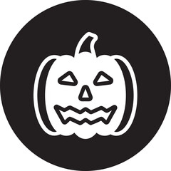 horror glyph icon