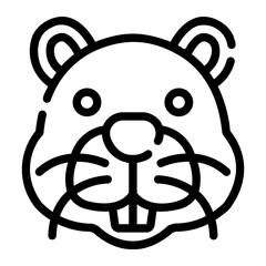 beaver Line Icon © Barudak Lier