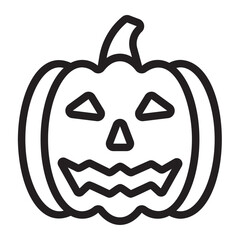 horror line icon