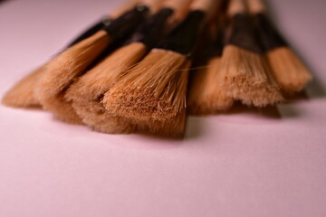 paint brushes makro bristle macro detail new