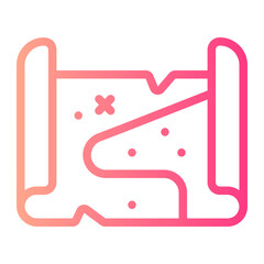 adventure gradient icon