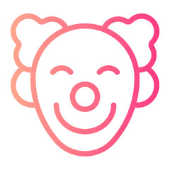 comedy gradient icon