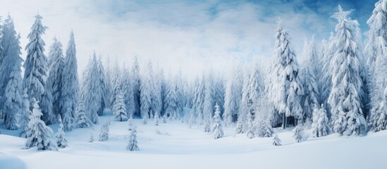 Snowy Winter. Winter Atmosphere