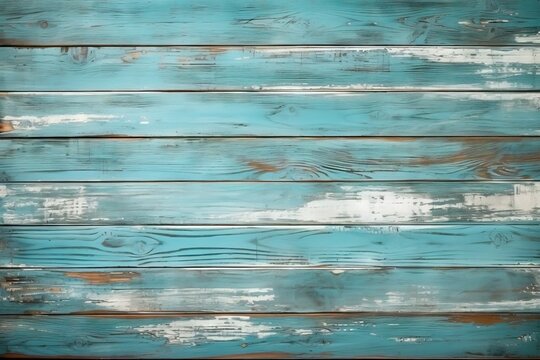 color sea blue turquoise painted plank wooden weathered Old background wood beach Vintage colours teal texture board design nature
