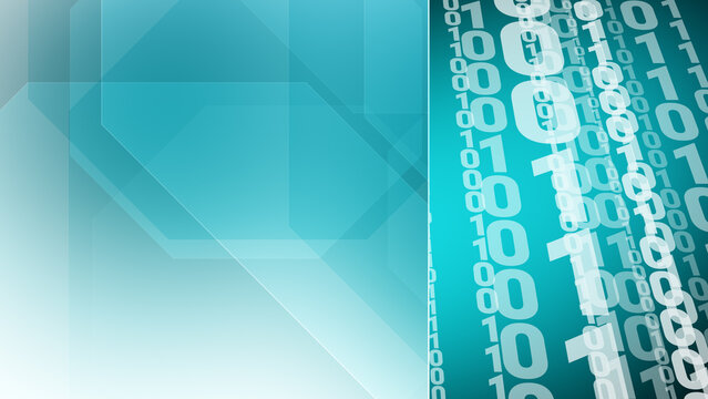 Cyber crime creative layout with technology background and binary code for data security presentation and marketing concept with copy space