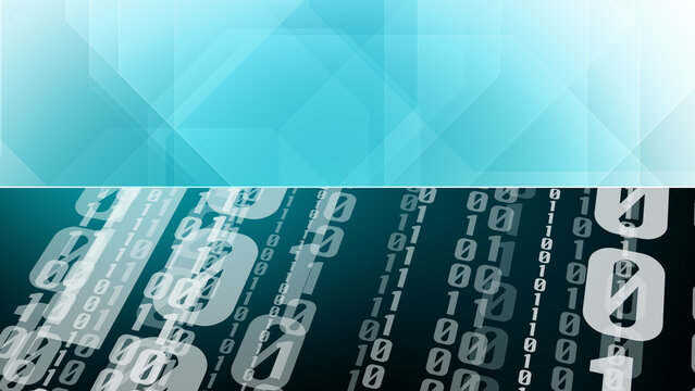 Copy space with simple layout for binary code presentation backdrop with technology background and empty space for text creative layout for cyber security marketing presentation