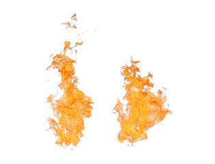 fire flames on transparent background