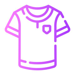 tshirt Line Gradient Icon