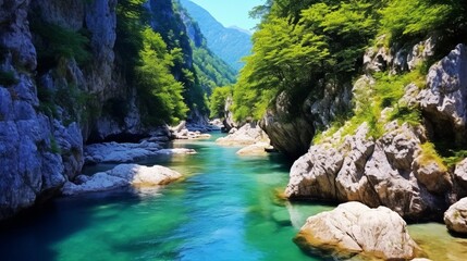 river in Montenegro. Its source is within steep pocket valley undre the mountain Vojnik. 