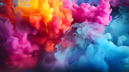 abstract watercolor smoke background