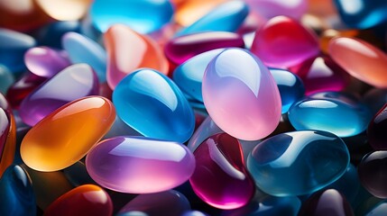 glass pepples of water