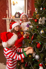 kids in Christmas