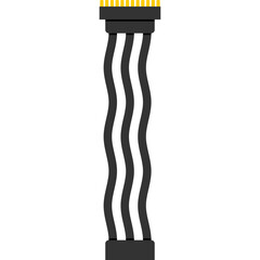 ATA SATA Cable Illustration