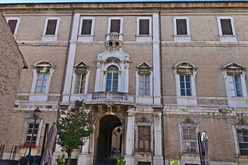 Fototapeta na wymiar Fano, Palazzo Montevecchio - Ancona, Marche