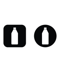 bottle button icon, vector best flat icon.