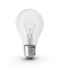 light bulb on transparent background
