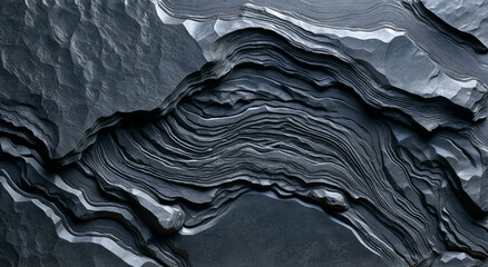 Dark gray stone texture with broken lines and bright texture.