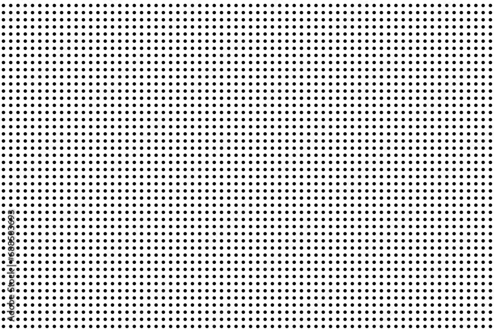 Wall mural black and white pattern with dots