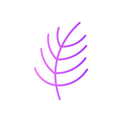 christmas tree gradient icon