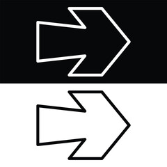 Arrow icon design, illustration design