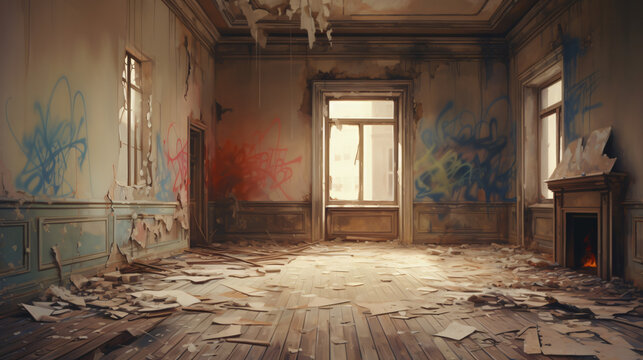 Painting an empty room