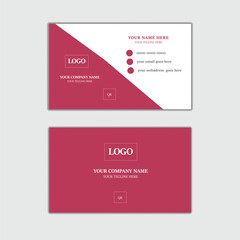 modern design template.Business Card Layout.modern wavy theme, double sided business card design. Business Accents Layout Simple and Clean card.