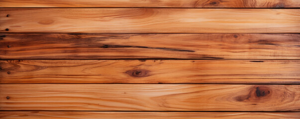 Fototapeta premium Wooden background made of brown boards. Place for text