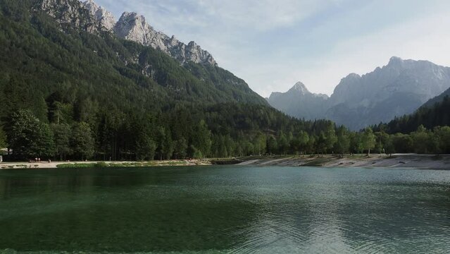Lake Jasna in Julian Alps, Slovenia