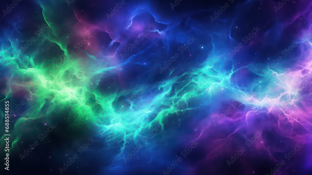 Poster background with colorful space