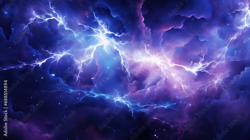 Poster background with colorful space