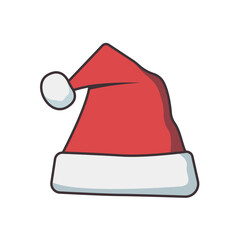 santa hat icon design vector template