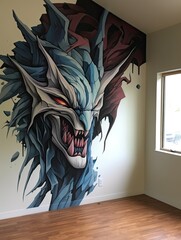Hidden Wonders: Anamorphic Wall Art Unveiling Its True Form from a Perfect Angle