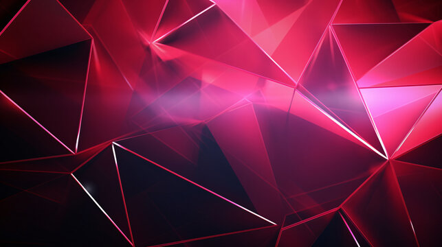 Abstract geometric low polygon background. © franklin