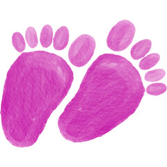 Little Feet PNG Transparent, Drawing Little Feet, Baby Footprints Clipart, Baby Footprints Colorful