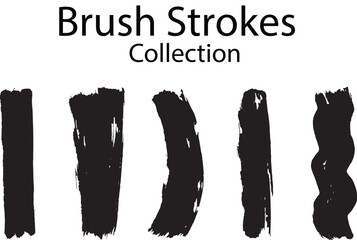 Vector Brush Black Color template