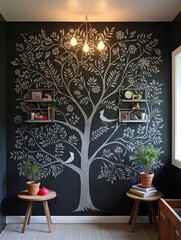 Customizable Chalkboard Wall Art for Personalized Drawings and Messages