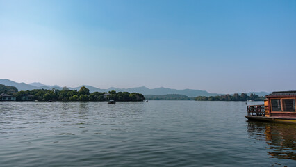 Hangzhou West Lake Chinese style garden landscape