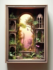 Miniature 3D Scenes: Transform Your Space with Diorama Wall Art