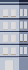 Fototapeta premium Business building icon vector. Flat style vector illustration. Office center or business house. Facade of modern office