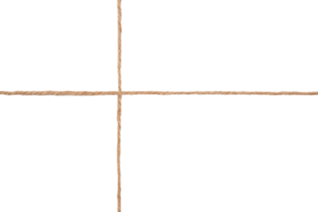 Twine isolated on a transparent background.