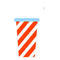 Red soda cup illustrator