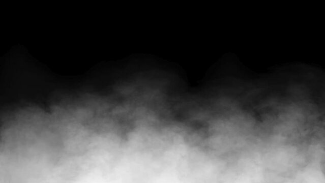  Smoke fog clouds overlay on black background
.Video fog elements 4k .