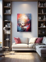 Fusion Canvas: Mixed Artistic Movements in Wall Decor