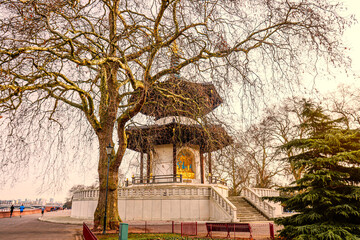The London Peace Pagoda Battersea Park is a 200-acre green space at Battersea in the London