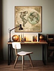 Time Travel Through Cartography: Historical Map Wall Art Featuring Ancient Rome to Modern-day Cities