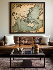 Historical Map Wall Art: Ancient Rome to Modern Cities - Cartographic Time Travel