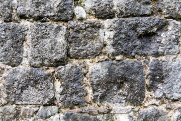 travel to Georgia - old stone walls of Gonio Fortress ancient Roman fortification in Adjara, Georgia